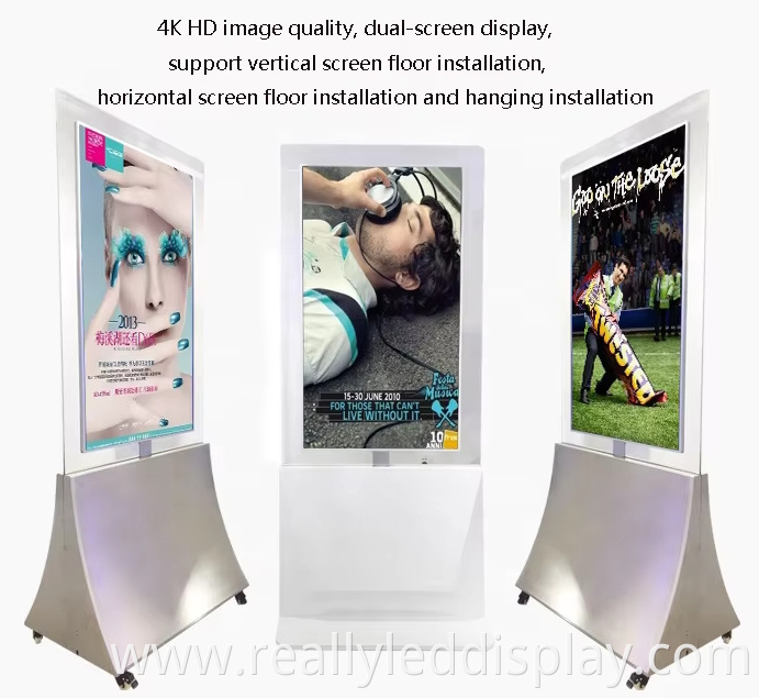 Double Sided Display Display Advertising Machine